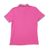 Diadora Pink Cotton Piqué Tipped Collar Polo Shirt