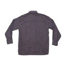 Vintage Gray Plaid Cotton Button Up Shirt