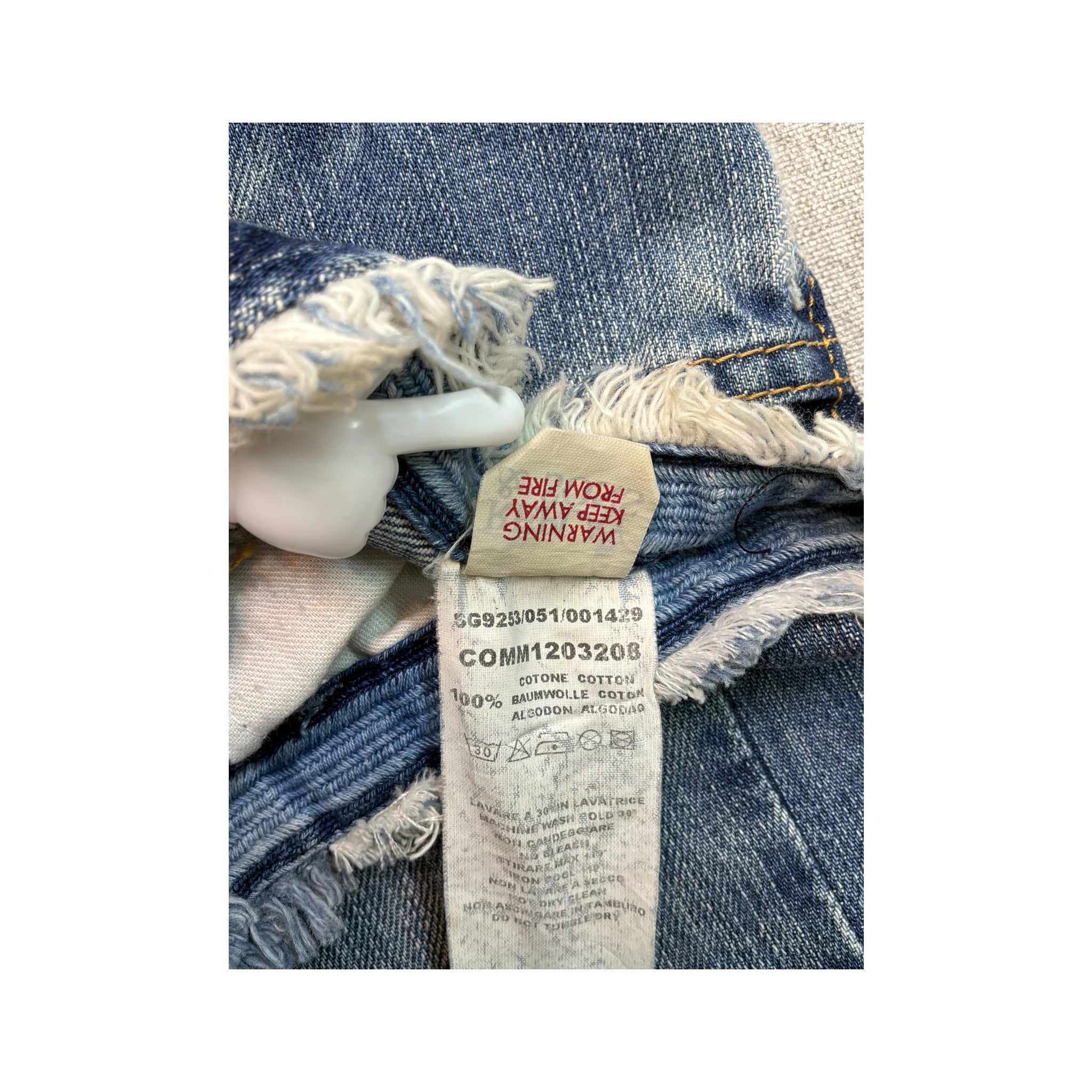 Replay Embroidered Flare Jeans