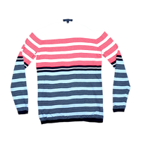 Tommy Hilfiger Striped Cotton Crewneck Sweater