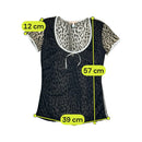 Roberto Cavalli Leopard Print Mesh T-shirt
