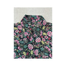 Floral Print Short Sleeve Button Up Shirt