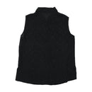 ARMONY All-Over Embroidered Pattern Snap-Front Vest Jacket