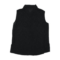 ARMONY All-Over Embroidered Pattern Snap-Front Vest Jacket