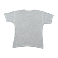 Vintage Heather Gray Ribbed Henley Shirt