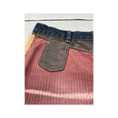 Pepe Jeans London Patchwork Denim Corduroy Skirt