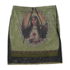 Vive Maria Virgin Mary Graphic Mesh Mini Skirt