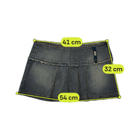 Phard Washed Cotton Denim Mini Skirt