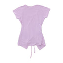 Sonia Fortuna Lavender Tie Front T-shirt (Repriced)