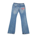 Replay Embroidered Flare Jeans