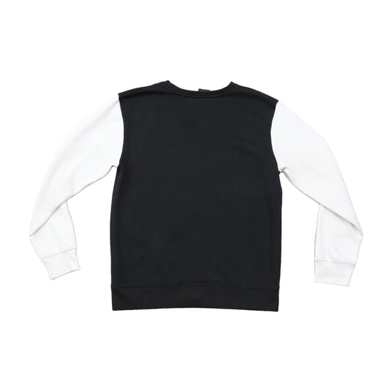 Jordan Nike Air Color Block Cotton Blend Crewneck Sweater