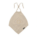 Americo Tavar Beaded Handkerchief Halter Tank Top