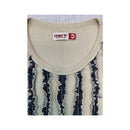 MET Shirting Ruffle Stripe Cotton Tank Top