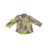 Lauren Ralph Lauren Vintage Snakeskin Print Cotton Shirt