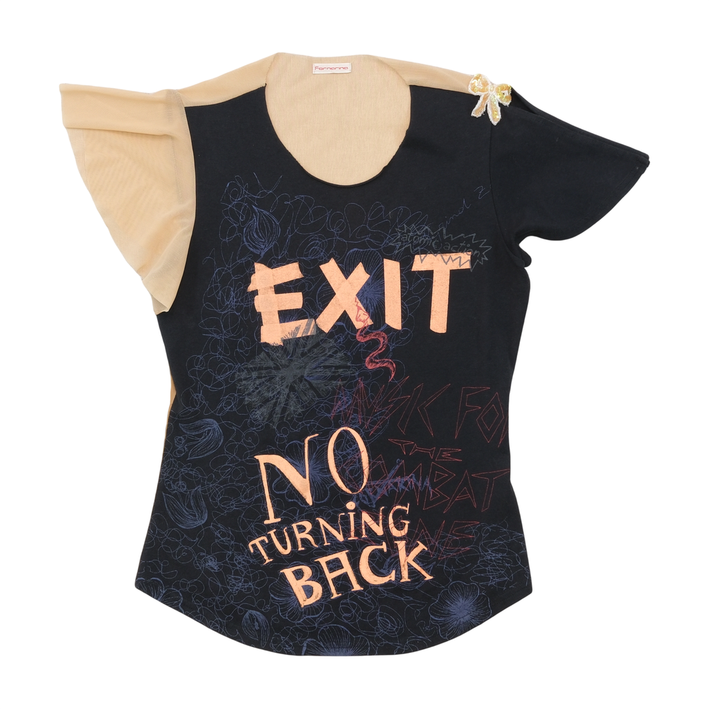 T-shirt Fornarina de Manga Esvoaçante com estampado gráfico