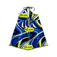 Top de alças Halter Phard com estampado abstrato