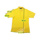 Polo Compagnie Américaine amarelo em piqué