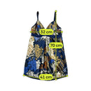 Talco Floral Patchwork Print Stretch Tank Top