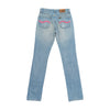 Lee Vintage Light Wash Pink Wave Pocket Straight Leg Jeans