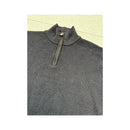 Marina Yachting Virgin 100% Wool Ribbed Quarter Zip Sweater