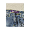 Monica's Jeans Floral Print Denim Mini Skirt