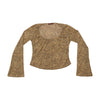 Chevignon Leopard Print Bell Sleeve Blouse (repriced)