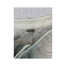 Marithé + François Girbaud Beige Embroidered Flap Pocket Five-Pocket Jeans