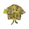 b previousti Patchwork Print Button Up Shirt