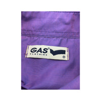 GAS Purple Short Sleeve Button Up Shirt