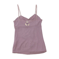 KAOS Ruched Cotton Spaghetti Strap Blouse (repriced)