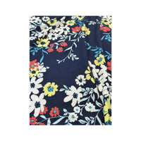 Saia Azul-marinho floral