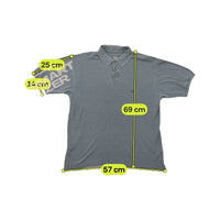 Think Pink Heather Gray Short Sleeve Polo Shirt