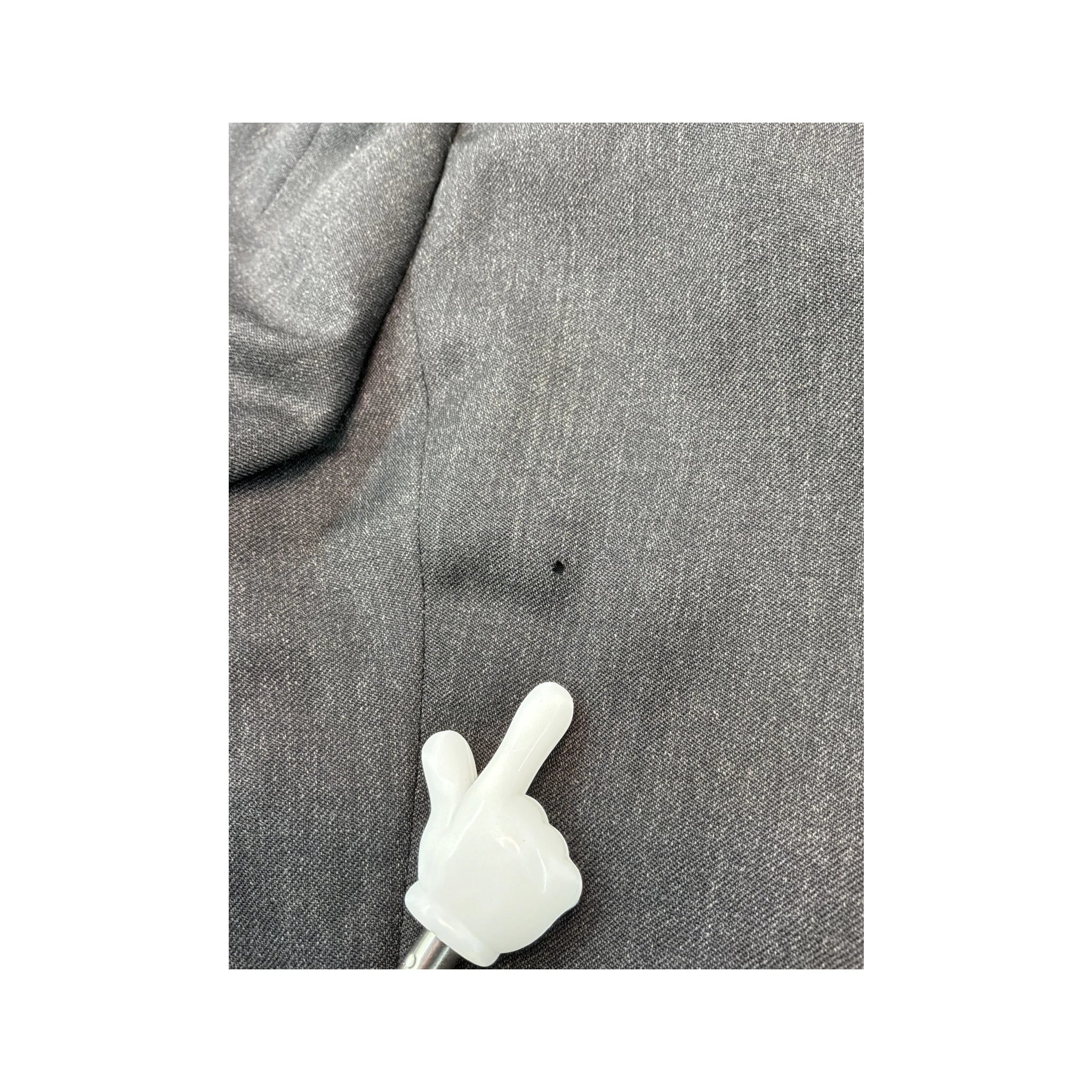 Blazer Dolce & Gabbana cinzento de Dois Botões em Mistura de Lã