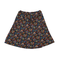 Saia Blue Motion floral com Nó nas Costas