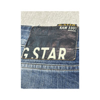 G-Star Raw 3301 Distressed Denim Mini Skirt
