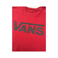 Vans Red Logo Cotton Graphic Shirt