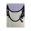 Top de alças JELO com Tachas e estampado abstrato
