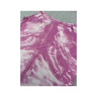 Pink Tie Dye Fitted Tank Top