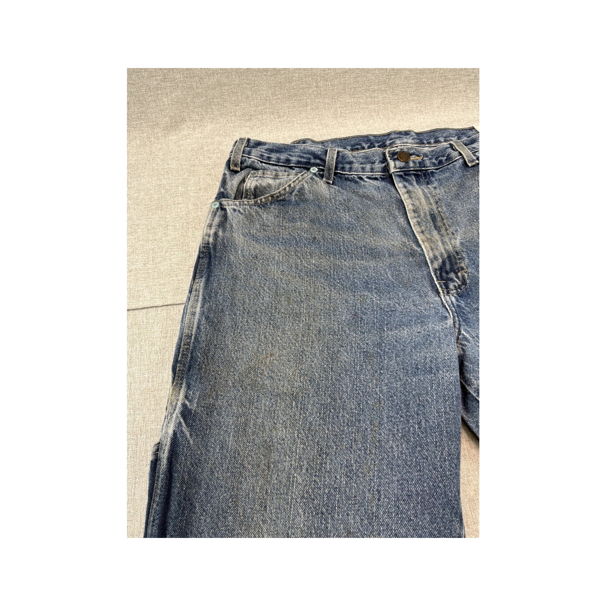 Dickies Vintage Faded Cotton Denim Carpenter Pants
