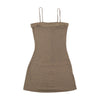 Colours Of The World Metallic Stripe Slip Dress