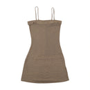Colours Of The World Metallic Stripe Slip Dress