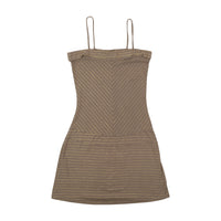 Colours Of The World Metallic Stripe Slip Dress