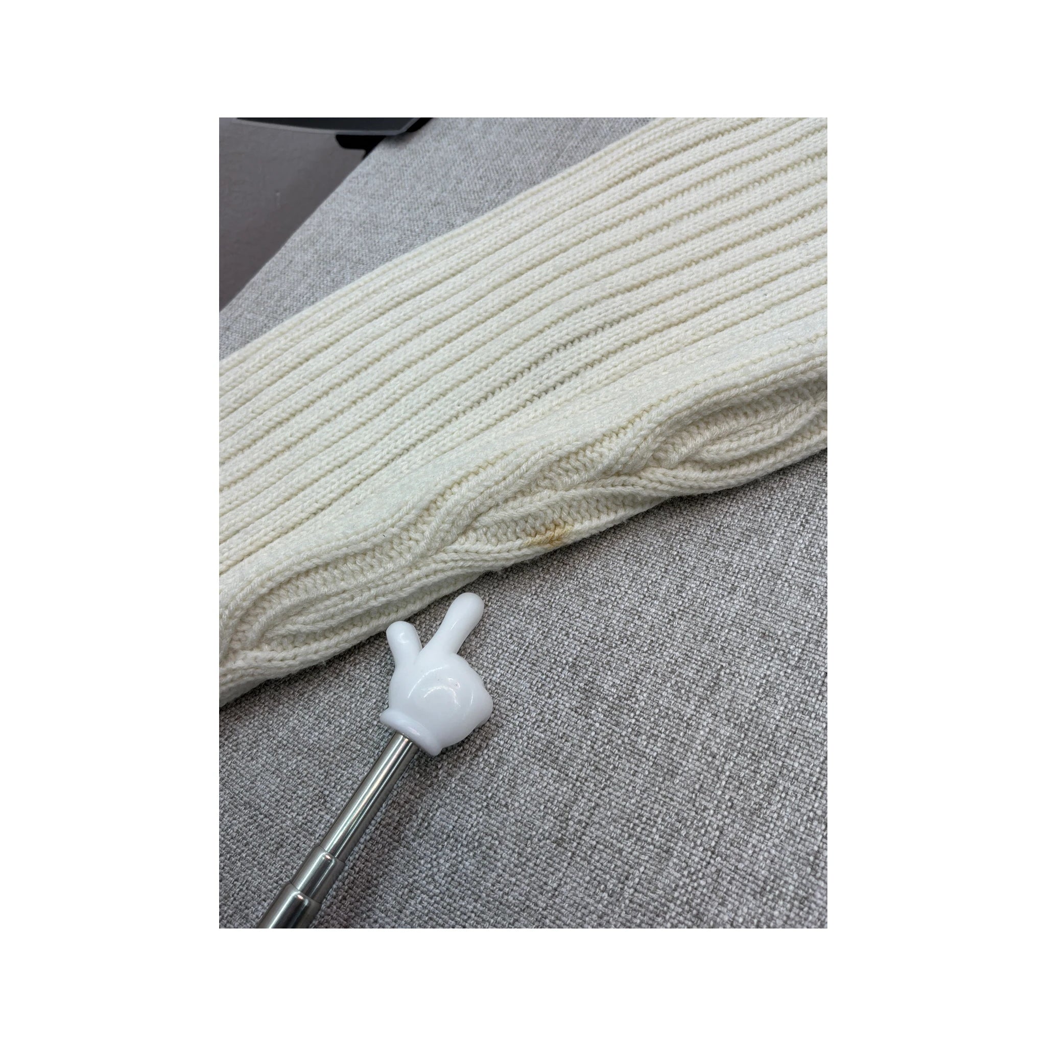 Z&D Fashion Contrast Stitch Full Zip Wool Sweater