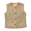 Finchley Fifth Avenue Vintage Leather Button Front Vest
