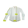 Camisa de Vestir Pal Zileri Transparente com Peito Plissado