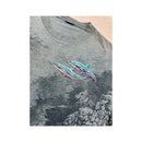 Embroidered Dolphin Underwater Reef Graphic Shirt