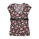 Dolce & Gabbana Floral Logo Waist T-shirt