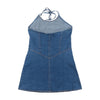 Blue Denim Halter Dress (Photos)