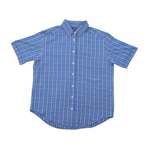 Camisa Ozone em algodão de Manga curta em xadrez