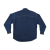 Versace Blue Denim Western Button Up Shirt